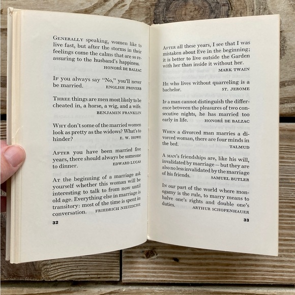 1968 Marriage: Pro and Con Peter Pauper Press Vintage Couples Romance Wedding - Picture 6 of 13